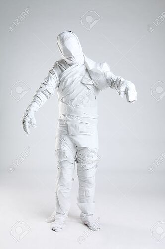 31481451-momie-enveloppée-dans-un-rouleau-de-papier
