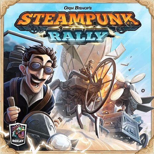 Steampunk Rally - de Orin Bishop - par Roxley Games