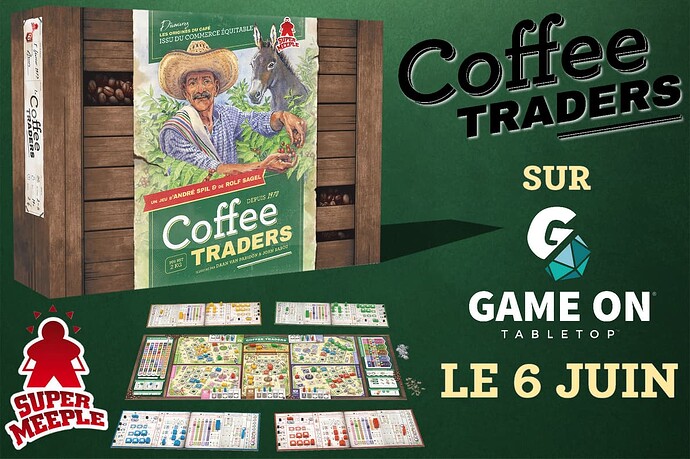 Coffee traders Game on Tabletop