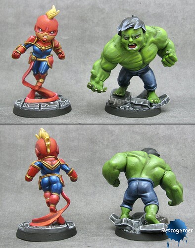 Marvel United - Captain Marvel & Hulk