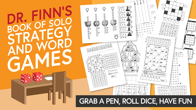 Image de projet pour Dr. Finns Book of Solo Strategy and Word Games