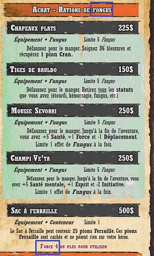 Opérations minières (Fungus) (Force 3)