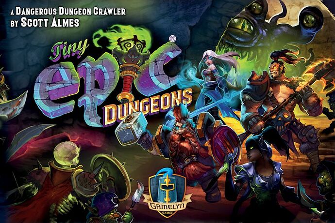 Tiny Epic Dungeons - de Scott Almes - par Gamelyn Games