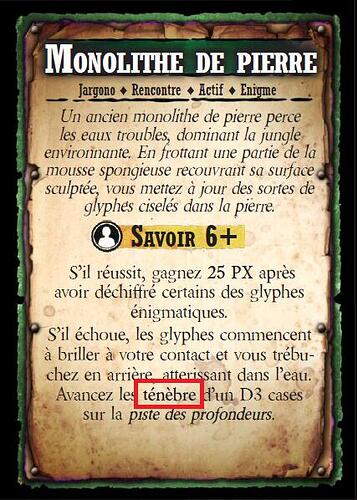 Carte Rencontre Jargono (ténèbres)