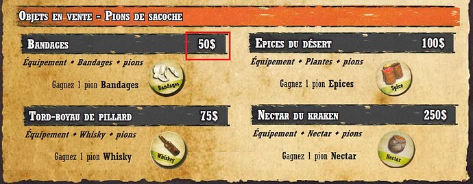 Marché du Désert (75$)