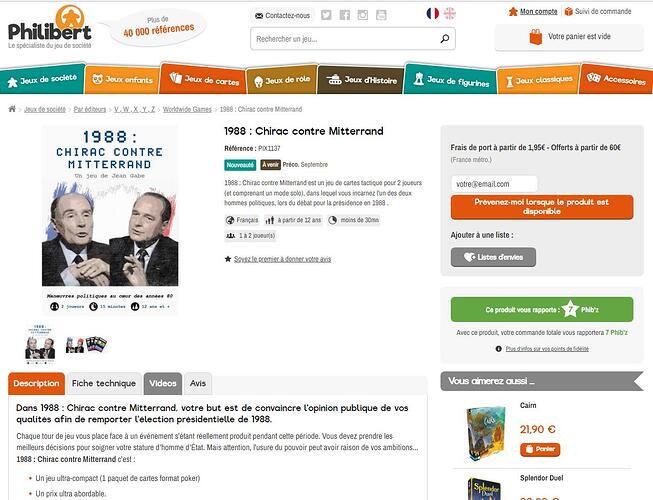 Page Philibert précommande