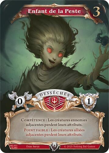AW S1 E2 Prologue Card Faction 063 Fr Enfant de la Peste Full Art RGB