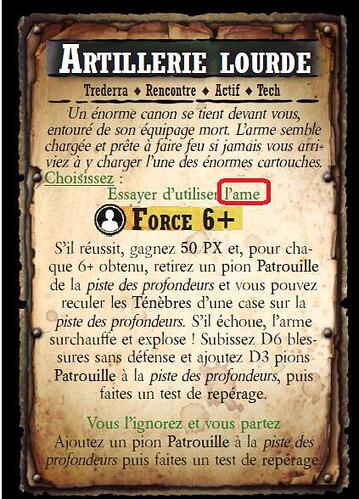 Carte rencontre trederran (l'arme)