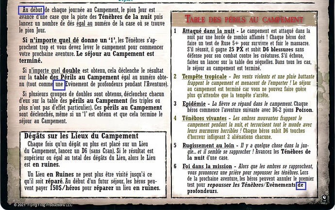 Campement suite (À la fin) (un) (des)