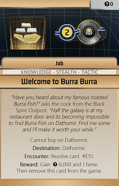 Jobs deck -Dathomir Welcome to Burra Burra