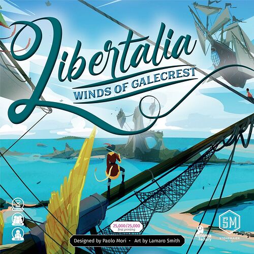 Libertalia  Les Vents de Galecrest - de Paolo Mori - par Stonemaier Games