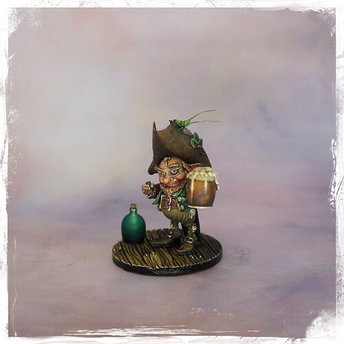 Jean Baptiste Monge Blacksmith miniature