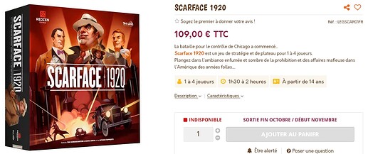 Scarface 1920 - Jeu de Plateau - Acheter sur Espritjeu.com