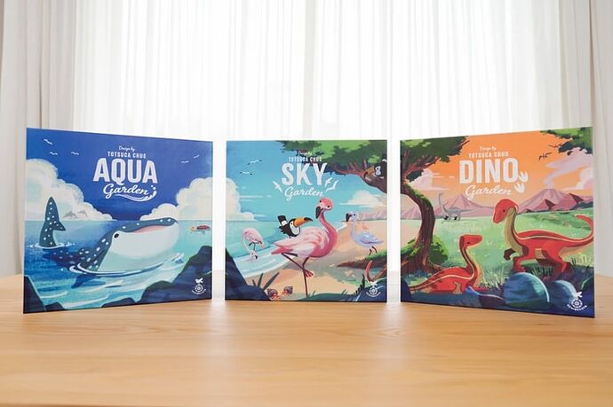 Garden Trilogy - Paradise of Dinosaurs, Birds, and Fish by uchibacoya