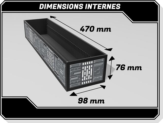 Bac - Dimensions Internes