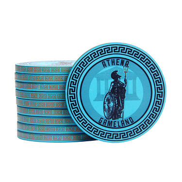 Ancient-Greek-Mythology-Ceramic-Poker-Chips-Zeus-Ares-Apollo-Athena-Poseidon-Aphrodite-40-3mm-10g