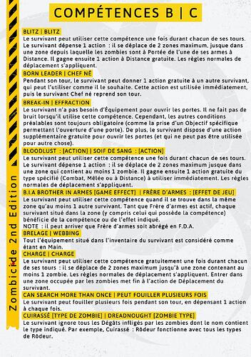 COMPETENCES B C