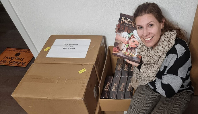 Tania qui fait le contrôle qualité