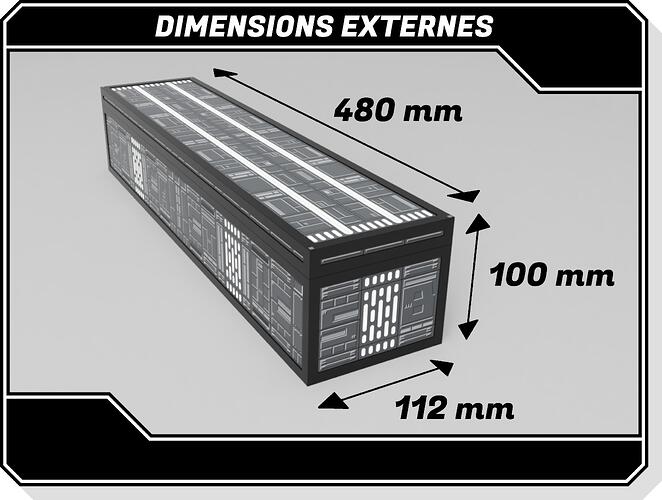 Bac - Dimensions Externes