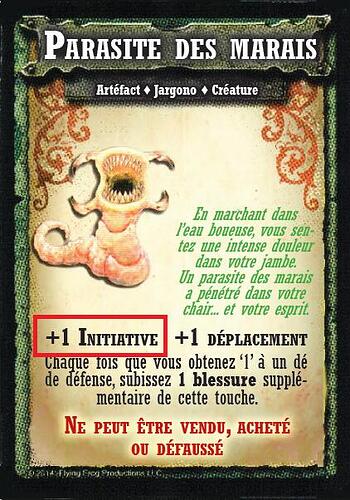 306 Artefact Jargono -#1Artéfact  (+2 initiative)