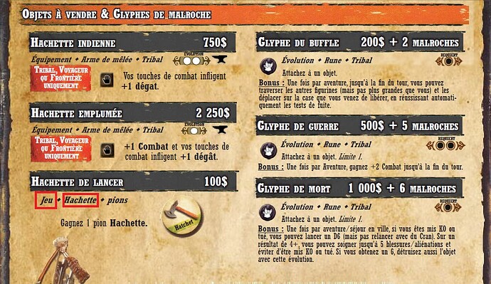 Comptoir Indien (Équipement) (Tribal)