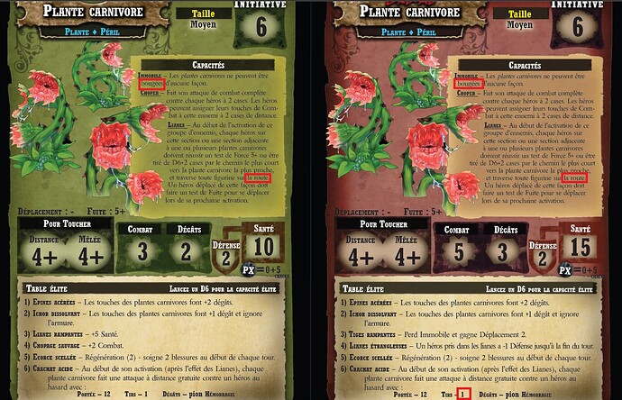 Ennemi Plante Carnivore (déplacé) (le trajet)  Brutal (Tire - 2)