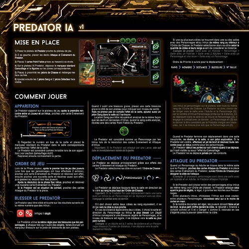 IA Predator - Regles Page 1