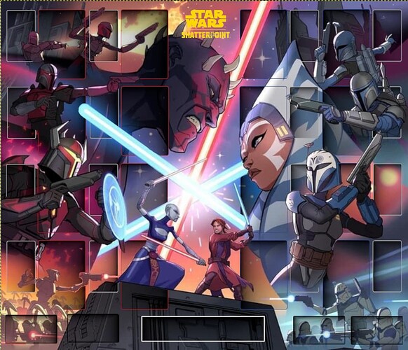star wars shatterpoint - playmat light