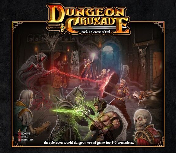 Dungeon Crusade - de Rodger Deering - par Groovus Games