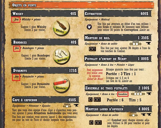 Quartier Mutant (Équipement 3x) (Pistolet)