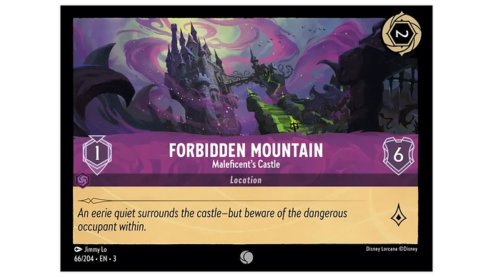 disney-lorcana-into-the-inklands-location-card-forbidden-mountain