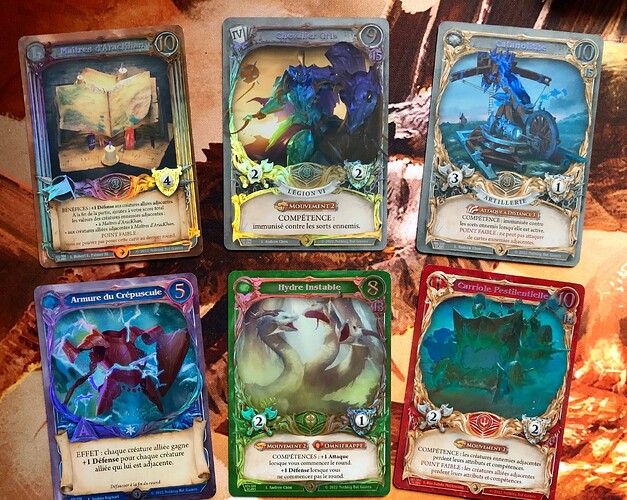AracKhan Wars Trainee de Cendres 6 cartes foils extremements puissantes