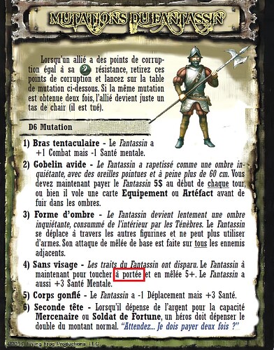 Allié Fantassin (à distance) (choisir)