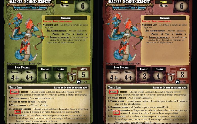 Ennemi Homme-Serpent (Volée) 2x (fait)
