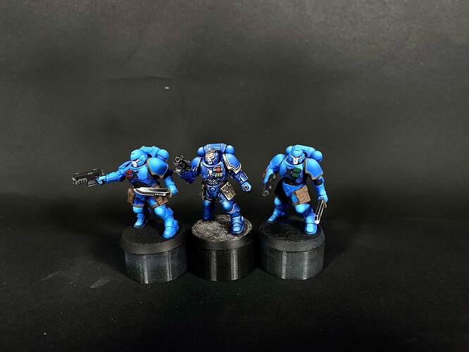 Armure apres couches de base et vernis