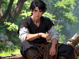 Default_young_medieval_peasant_asian_male_black_hair_0