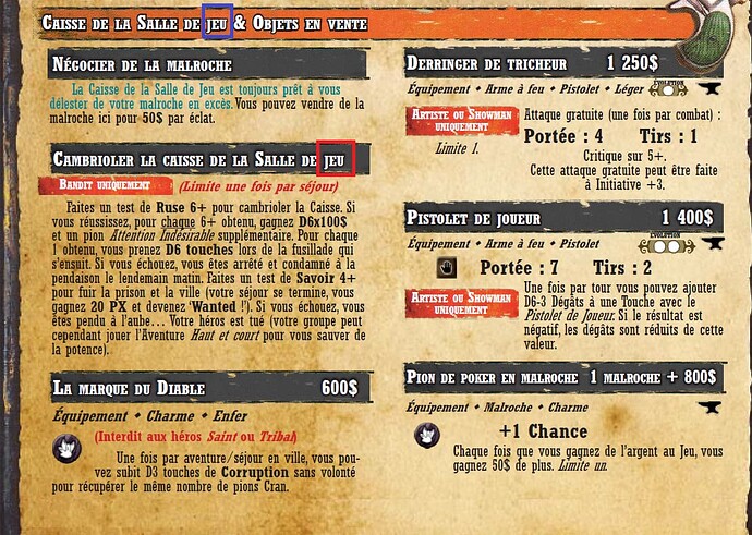 Salle de Jeux (jeux 2x)