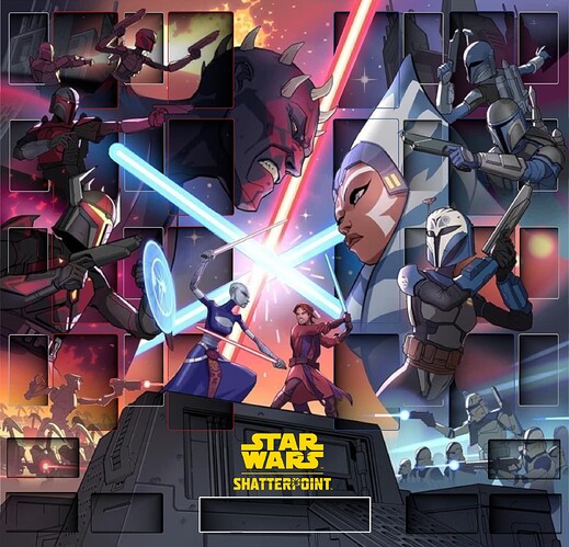 star wars shatterpoint - playmat