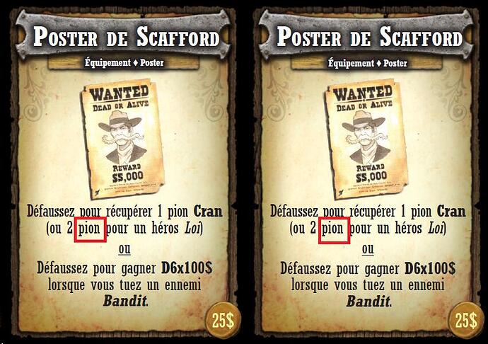 Gang Scafford (pions) 2x