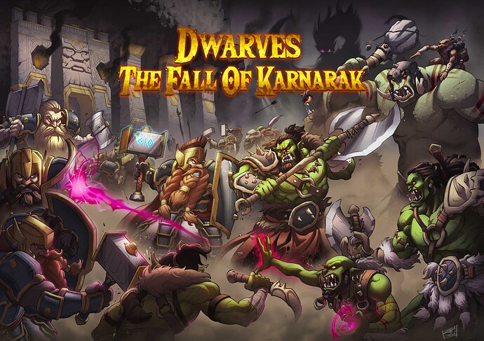 Style 2: Dwarves-Karnarak: illustration de la boîte de jeu