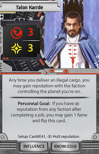 Talon Karrde - base