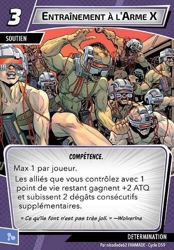 59 Entraînement à l'Arme X