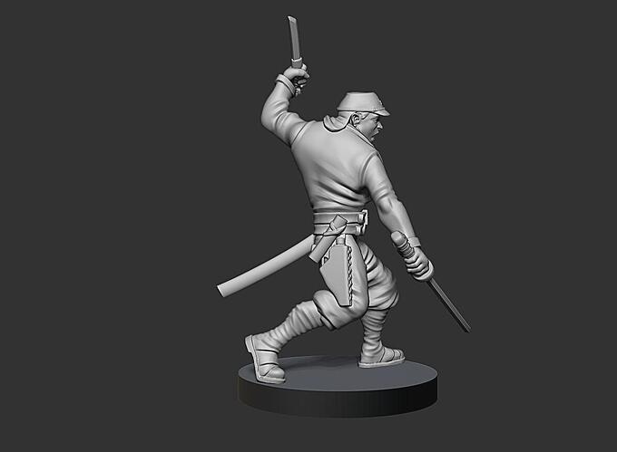 Japanese officer Render 3