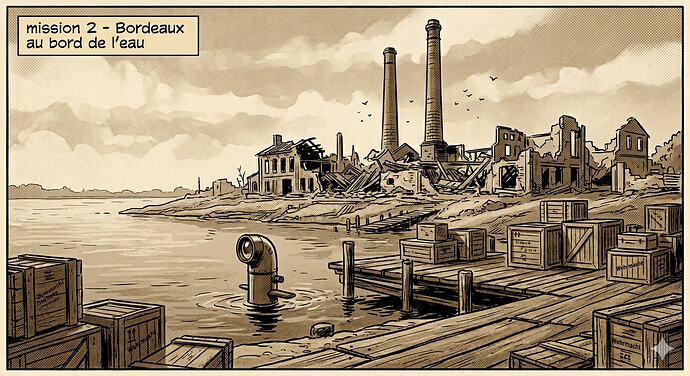 Libération 1941 Bordeaux au bord de l'eau
