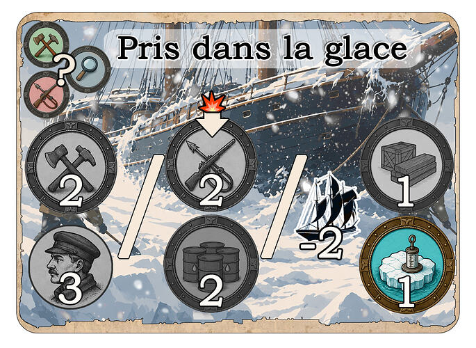 pris dans la glace