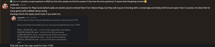 Sleeves count for Map Tiles (core+TTSF)
