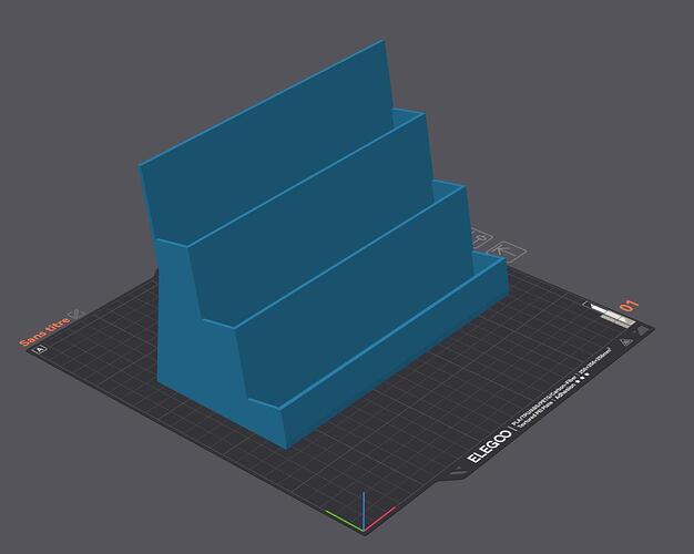 Presentoir Carte 3x3 face