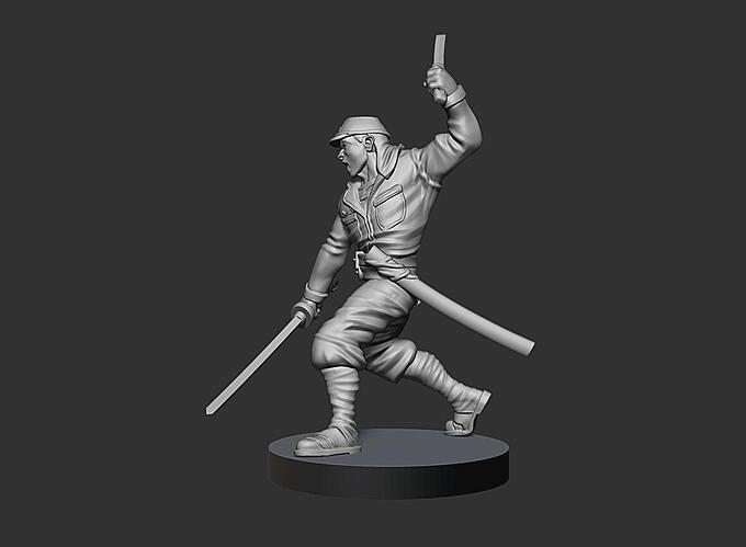 Japanese officer Render 2