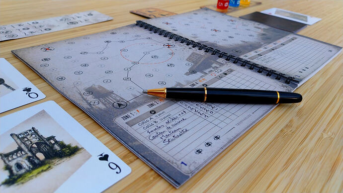 THE ROAD FLIP AND WRITE  - partie