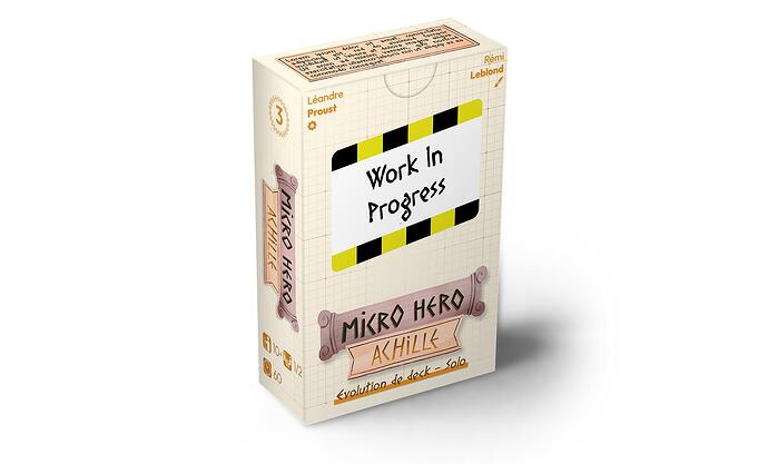 Micro Hero : Achille (boite WIP)